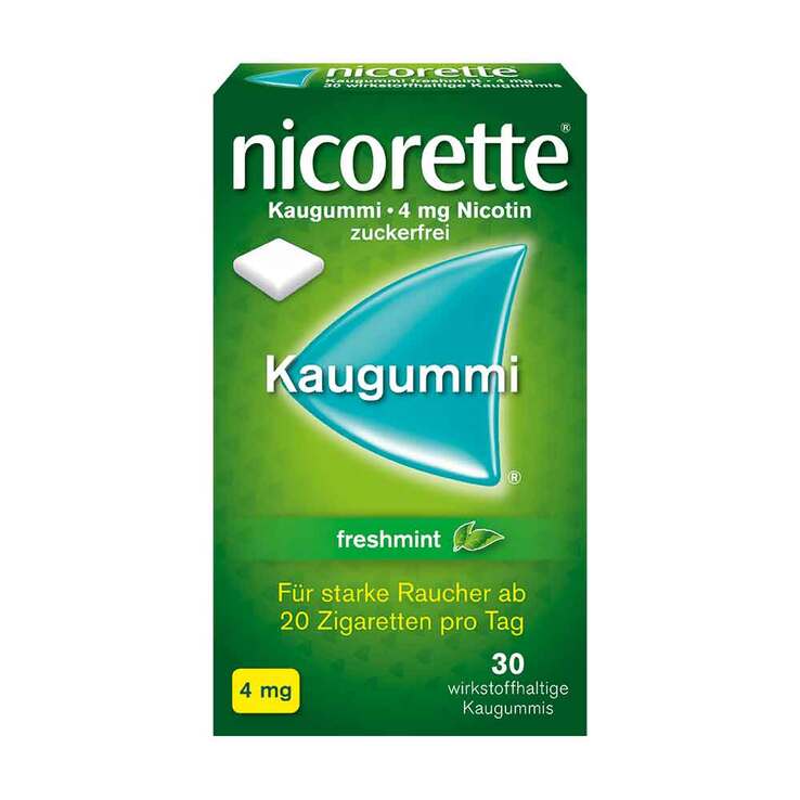 NICORETTE FRESHMINT GUMI ZA DZVAKANJE 30 x 4 mg