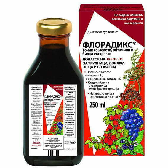 FLORADIKS TONIK SO ZELEZO 250 ml