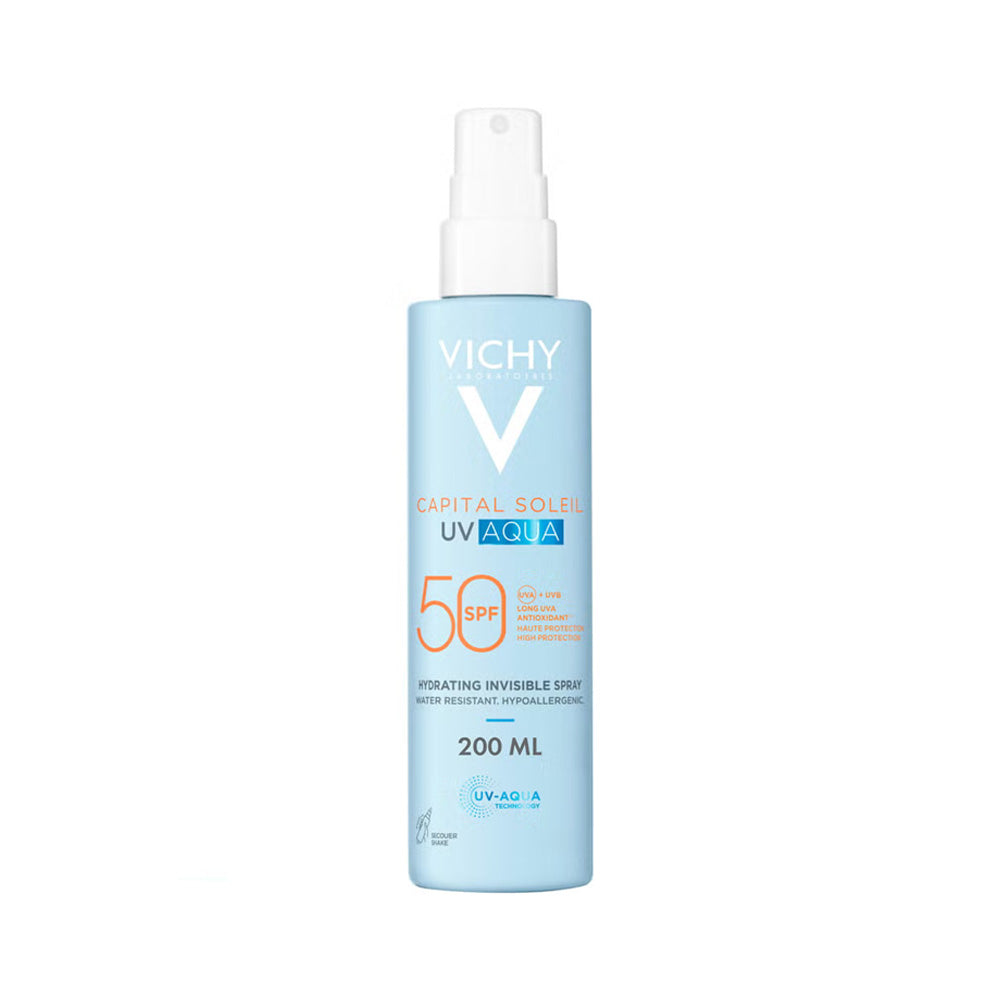 VICHY Capital Soleil UV Aqua SPF 50 Спреј за заштита од сонце, 200 ml