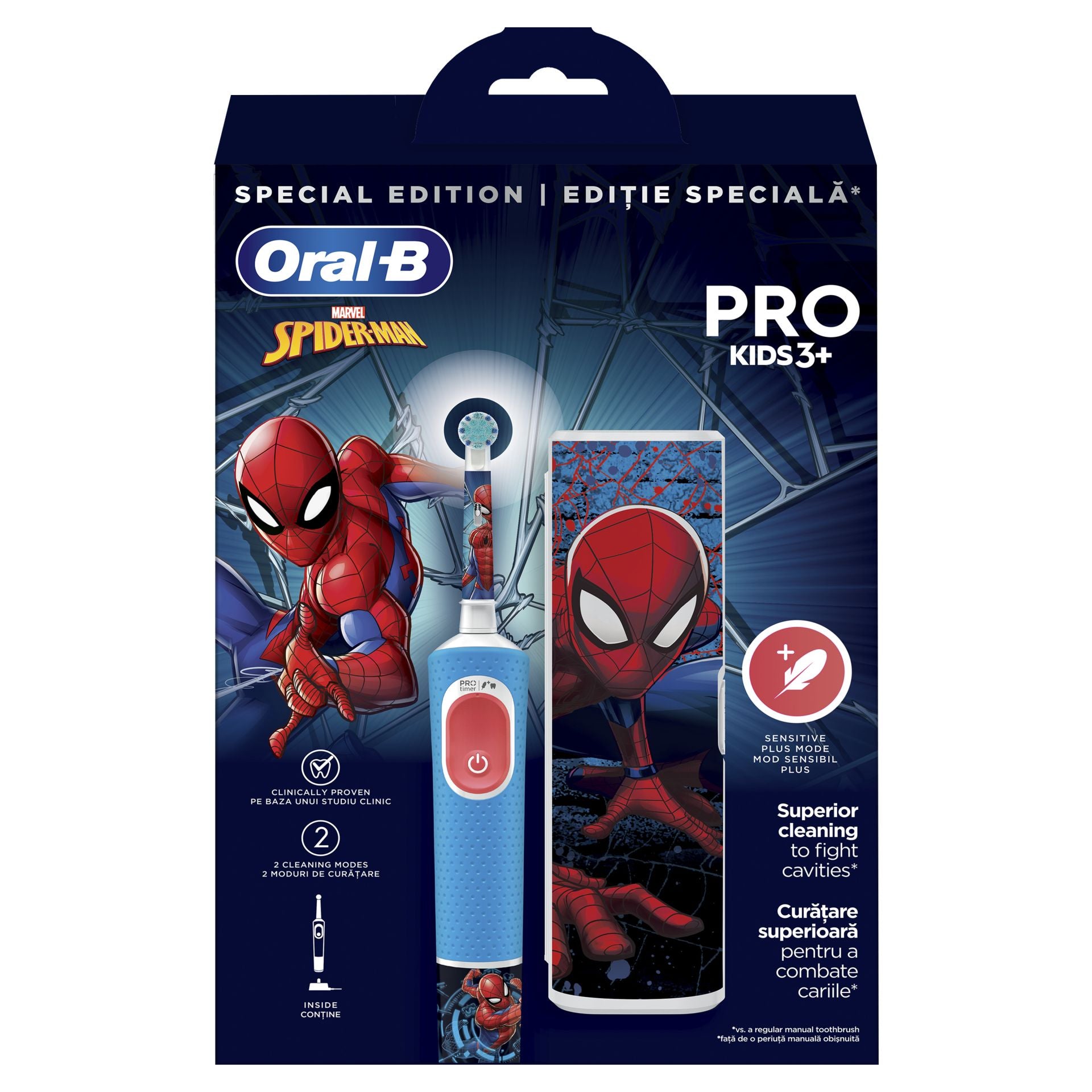 ORAL B SPIDERMAN ELEKTRICNA CETKA ZA ZABI 3+