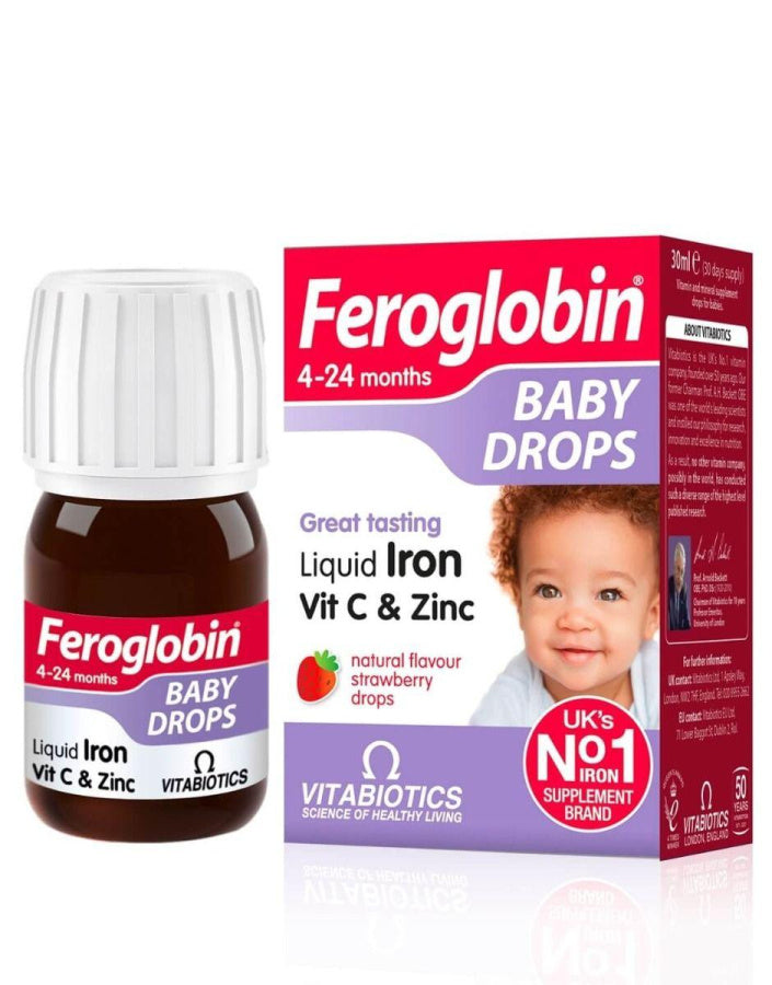 FEROGLOBIN BABY DROPS 4-24m 30 ml
