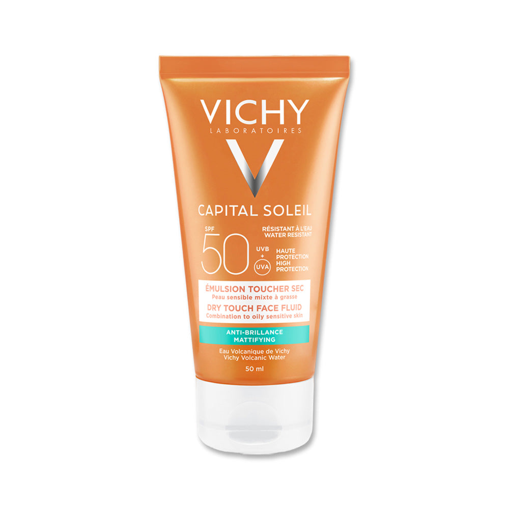 VICHY Capital Soleil SPF 50 Флуид за лице со мат финиш, 50 ml