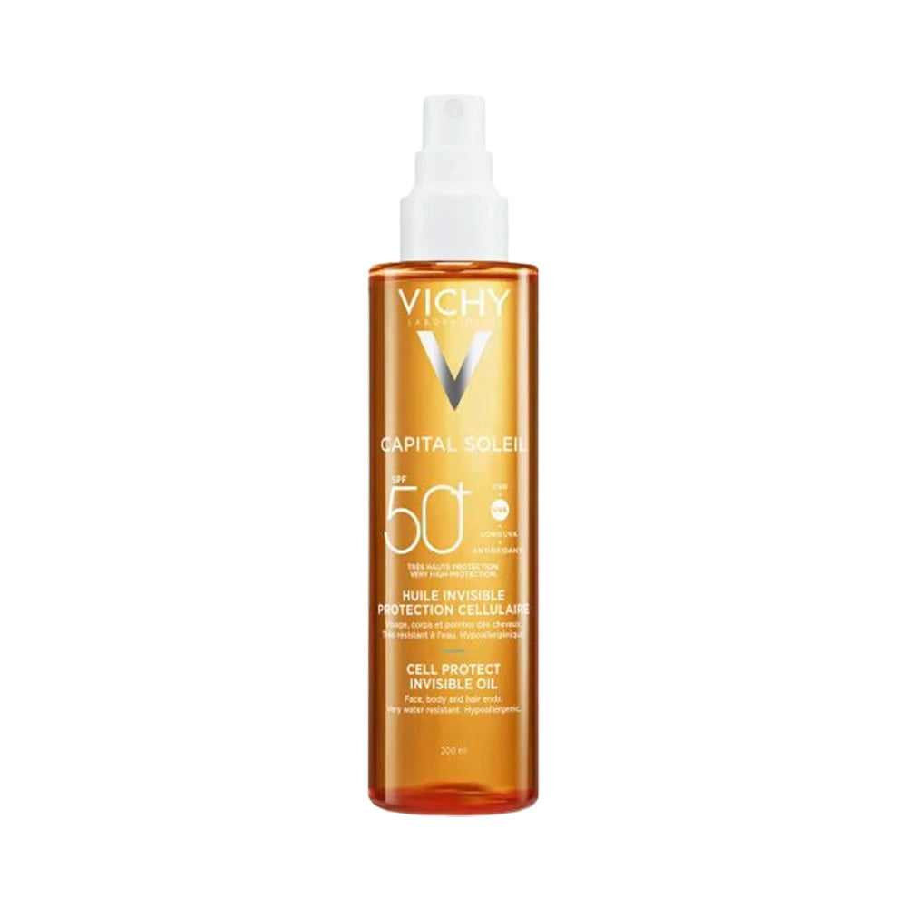 VICHY Capital Soleil Cell Protect Масло со заштитен фактор 50+, 200 ml