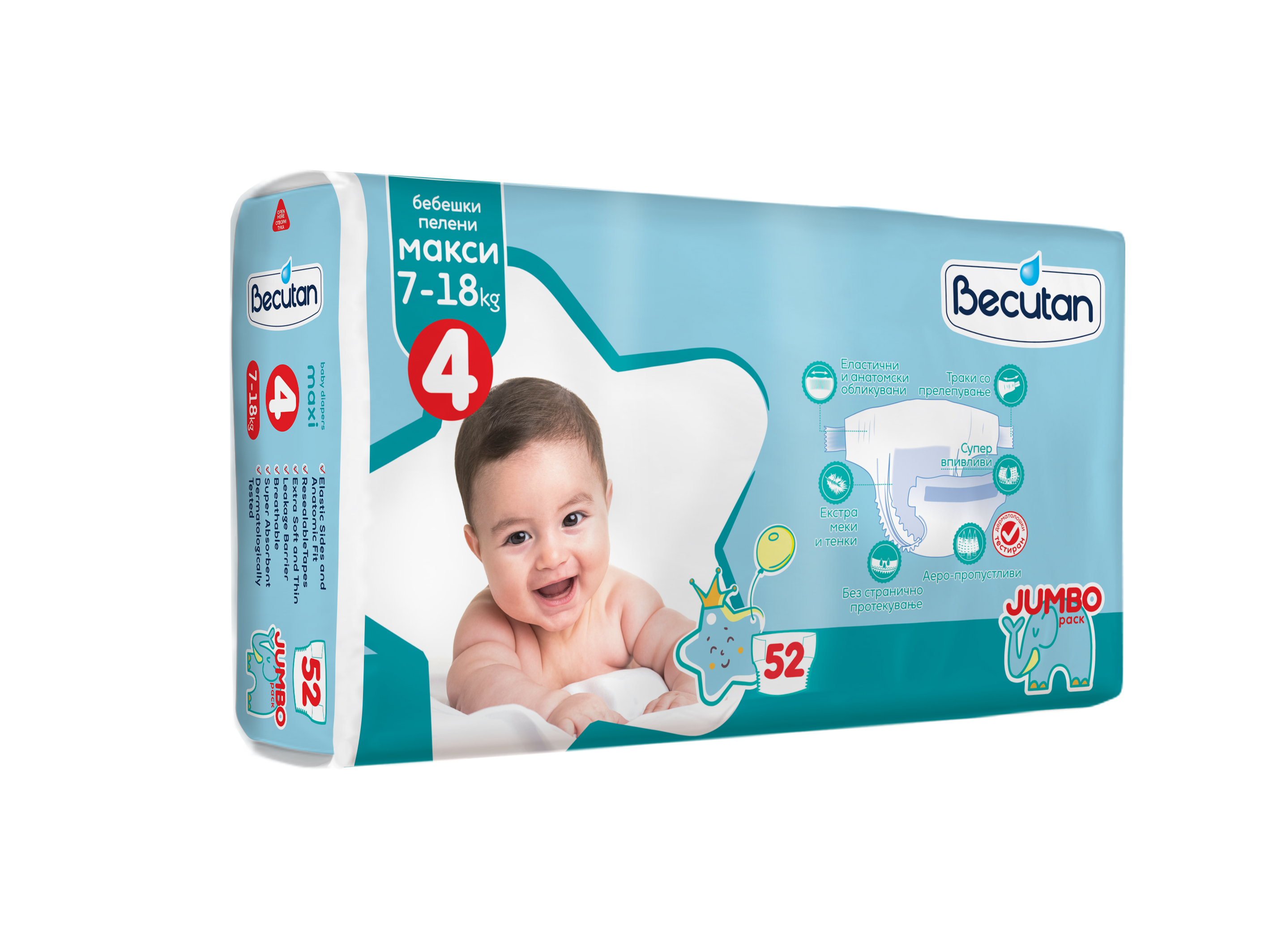 BECUTAN 4 PELENI 7-18/52
