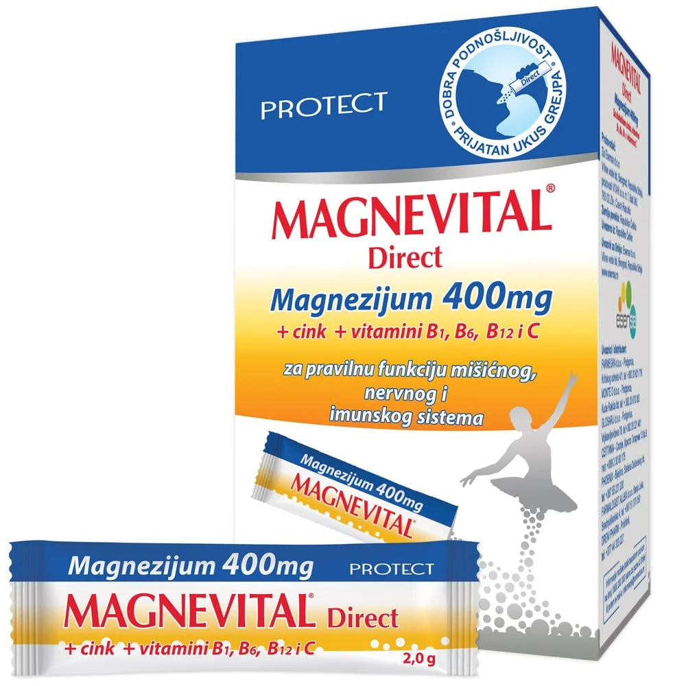 MAGNEVITAL DIRECT 20 x 400 mg