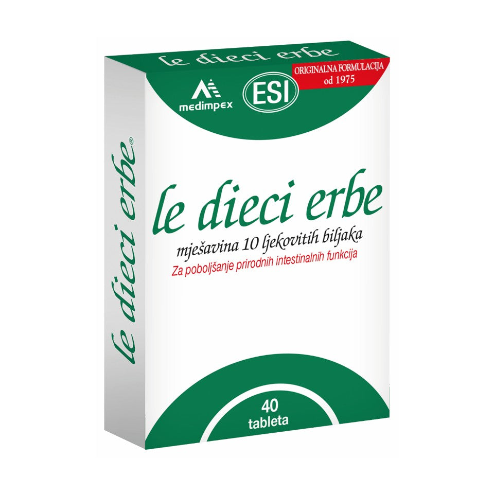 LE DIECI ERBE tbl. x 40