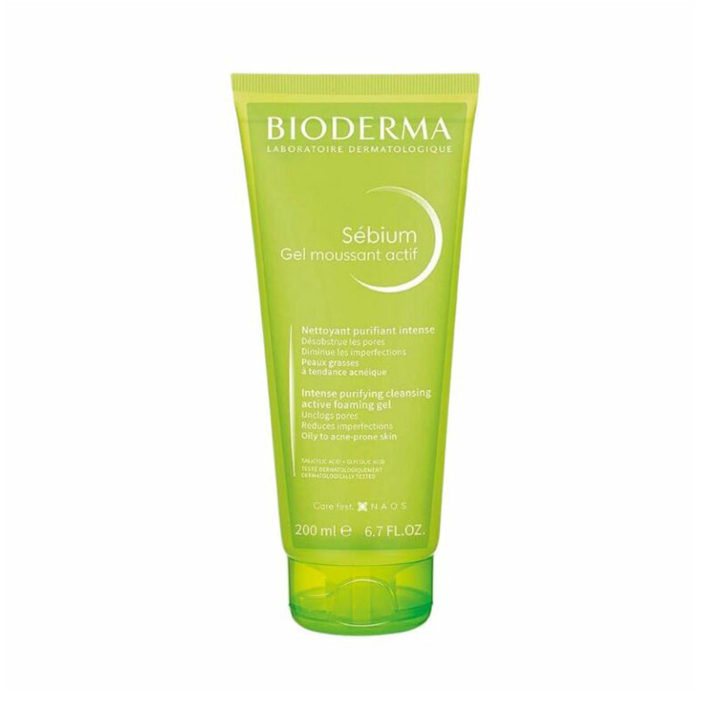 BIODERMA Sebium Активен гел за чистење лице, 200 ml