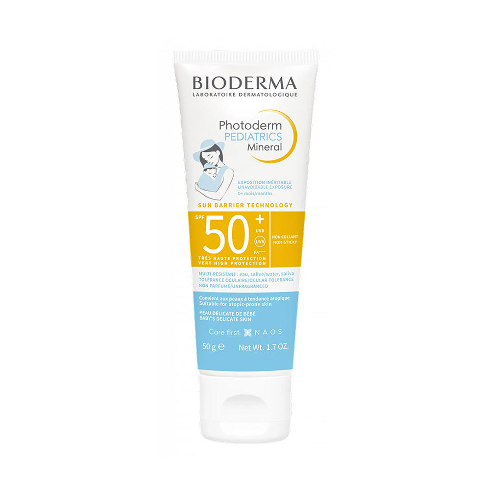 BIODERMA Photoderm Pediatrics Mineral Кремa за заштита од сонце за деца, со СПФ 50+, 50 g