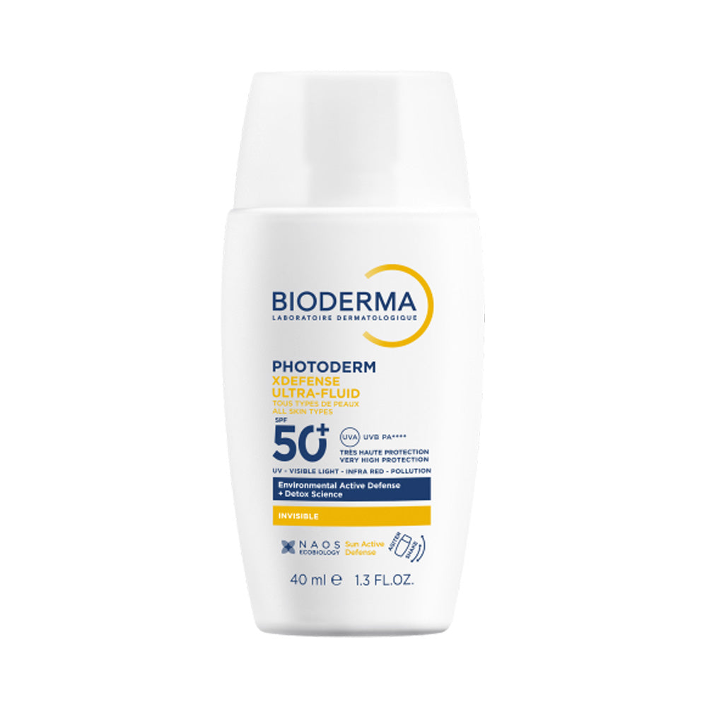 BIODERMA Photoderm XDefense Ultrafluid Сеопфатна детокс заштита на кожата СПФ 50+, 40 ml