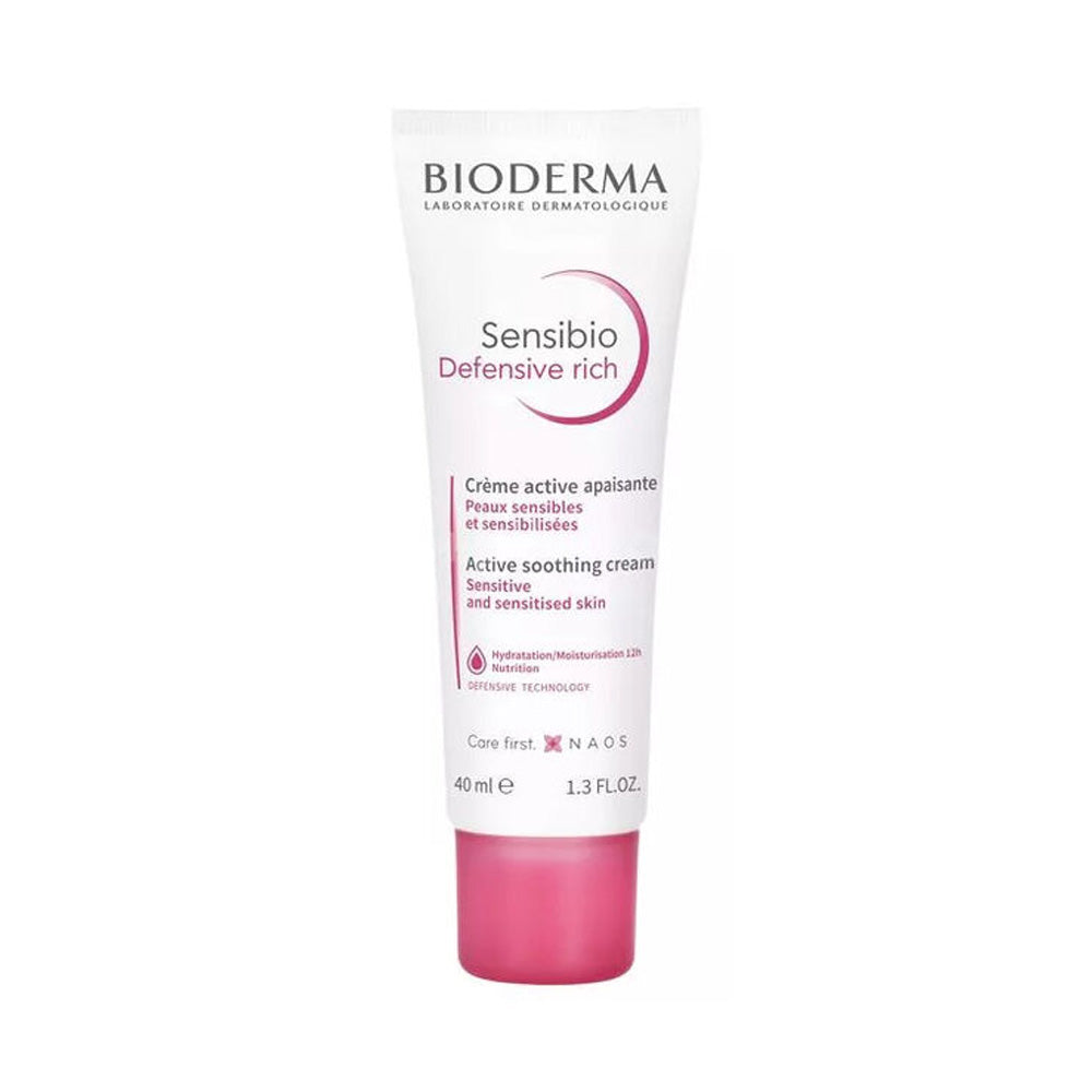 BIODERMA Sensibio Defensive Rich Активнa смирувачкa кремa, 40 ml