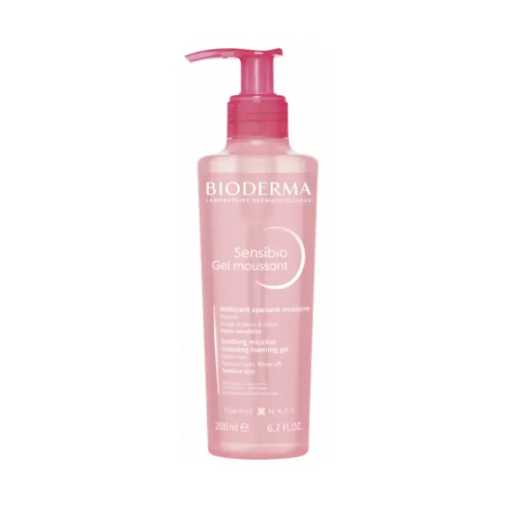 BIODERMA Sensibio Пенест гел за миење на чувствителна кожа, 200 ml