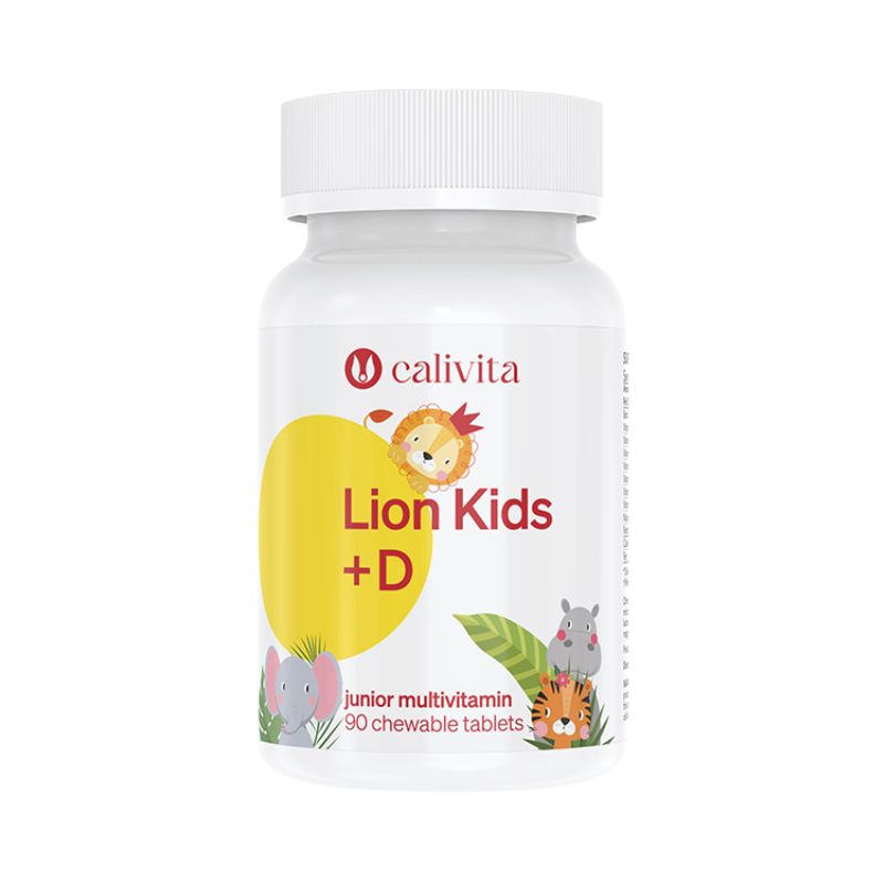 CALIVITA LION KIDS+D-VITAMIN tbl. x 90