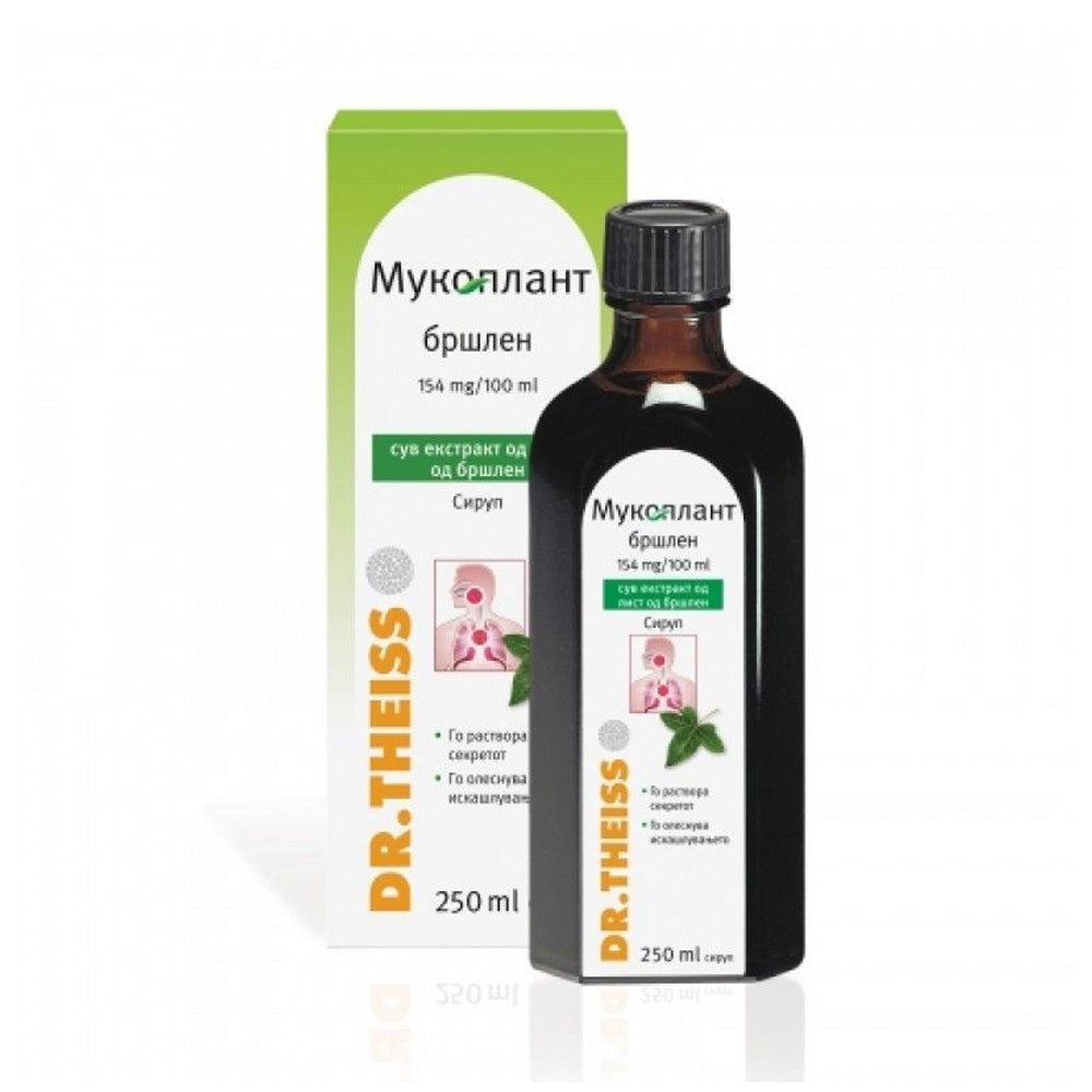 DR.THEISS Mucoplant Сируп од бршлен, 250 ml