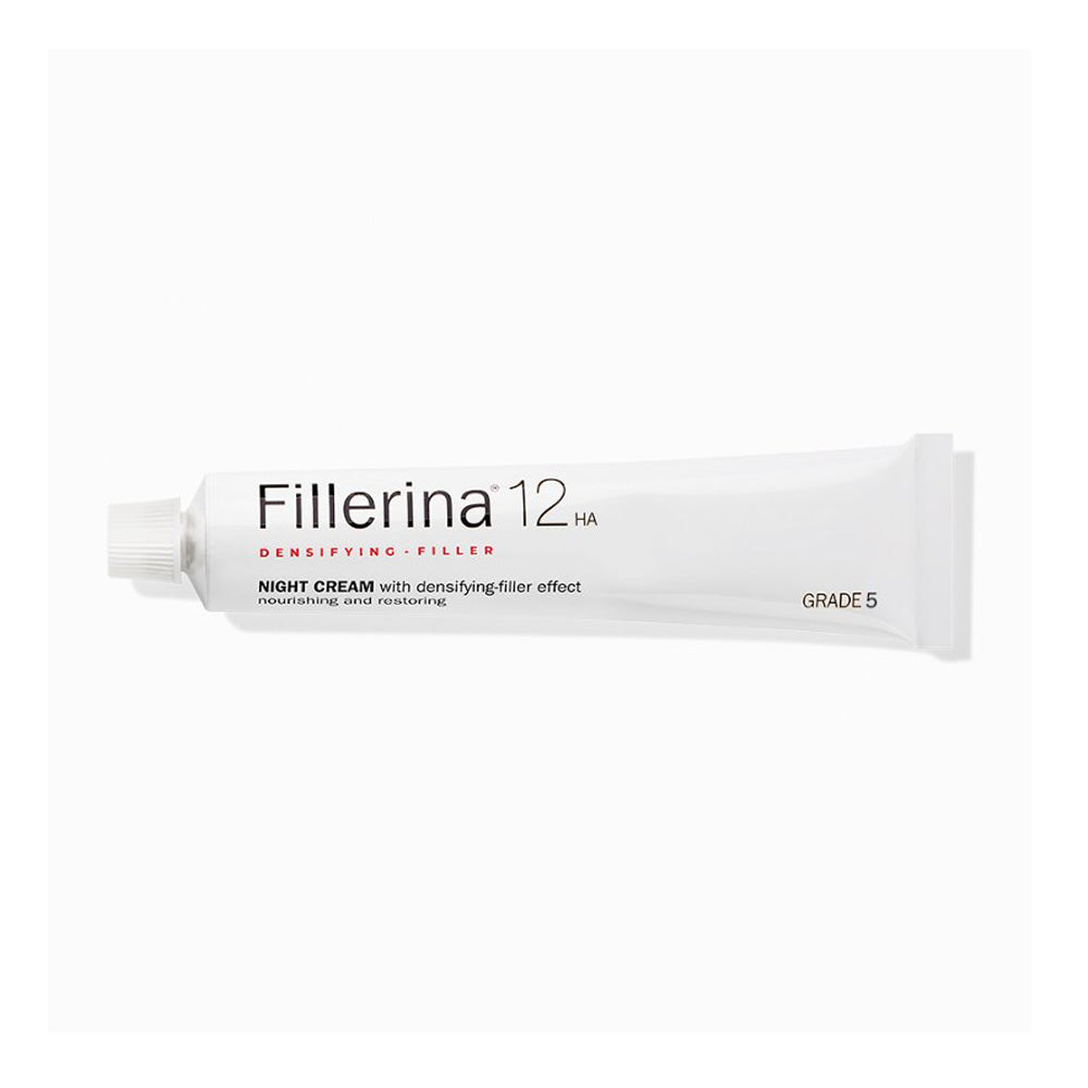 FILLERINA 12HA Ноќна крема со обновувачки и зацврстувачки ефект на целото лице, 50 ml