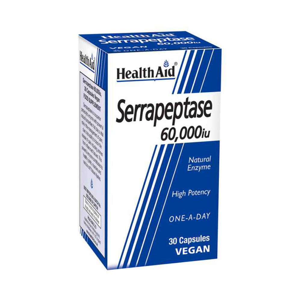 HEALTHAID Serrapeptase 30 капсули 60000 iu
