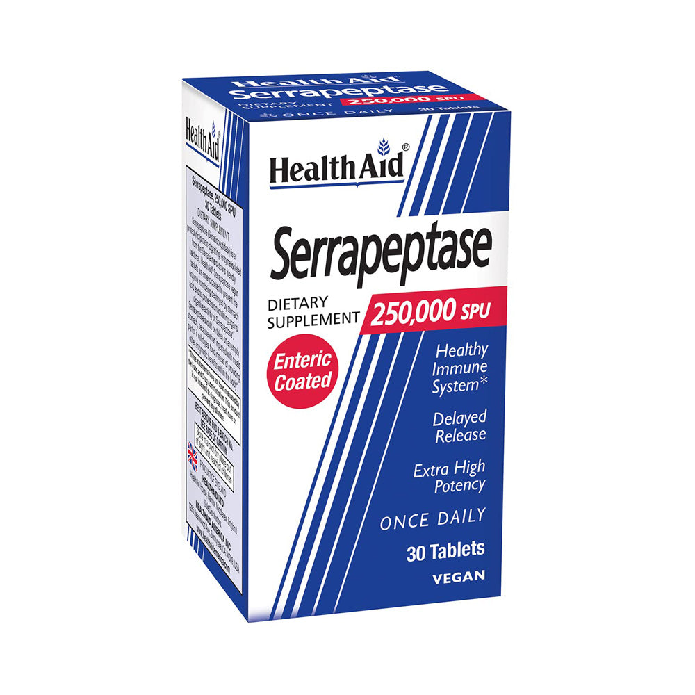 HEALTHAID Serrapeptase 30 капсули 250000 iu