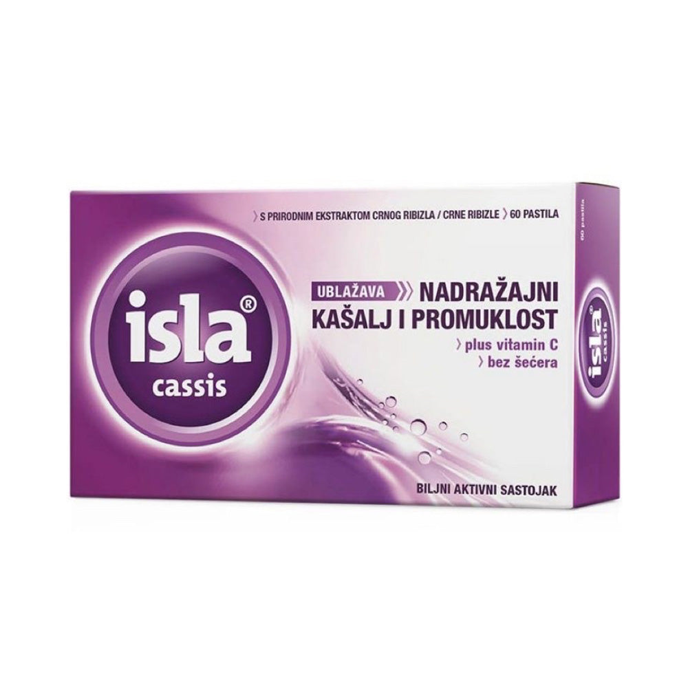 ISLA Cassis Пастили, 60 пастили