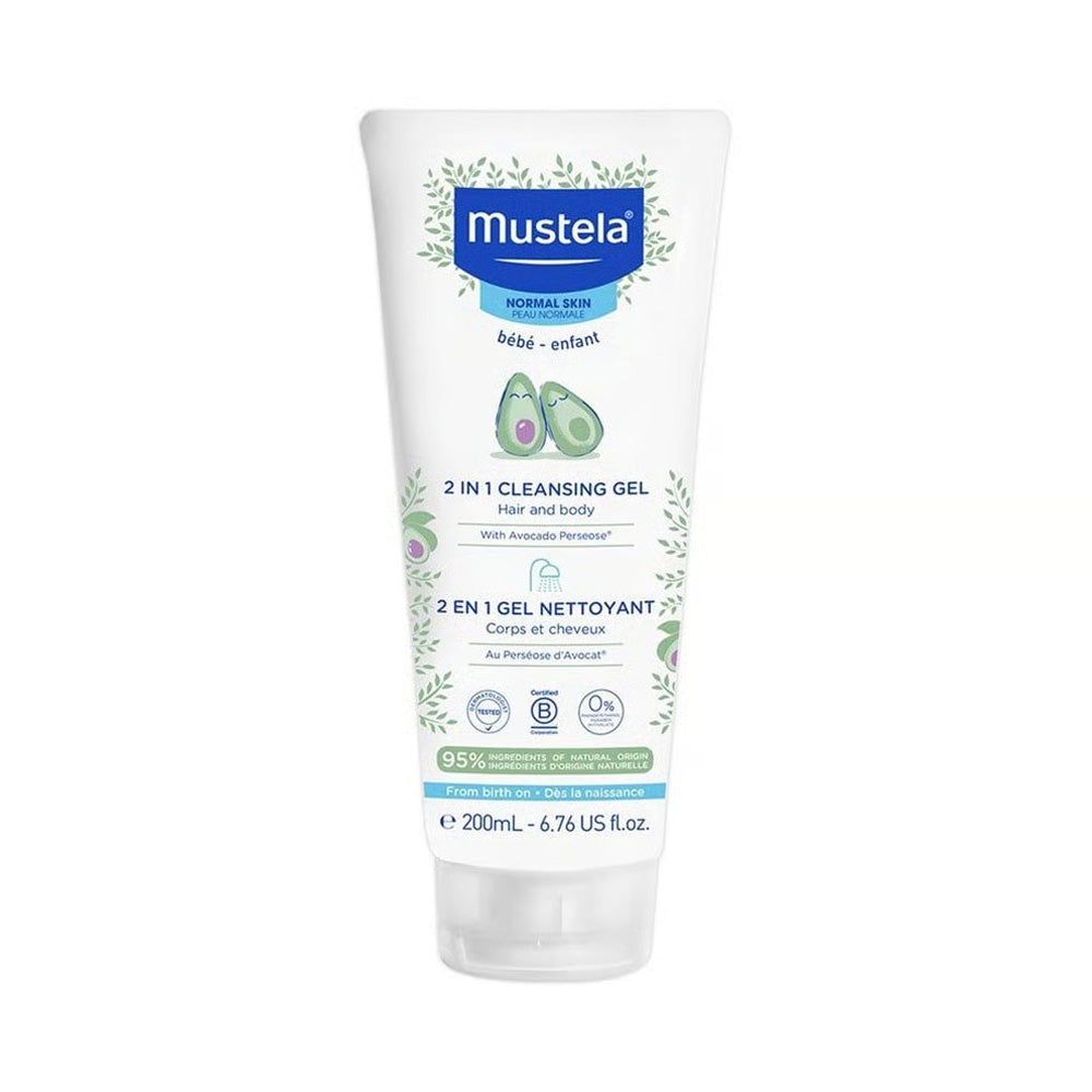 MUSTELA 2 во 1 Шампон за коса и тело, 200 ml