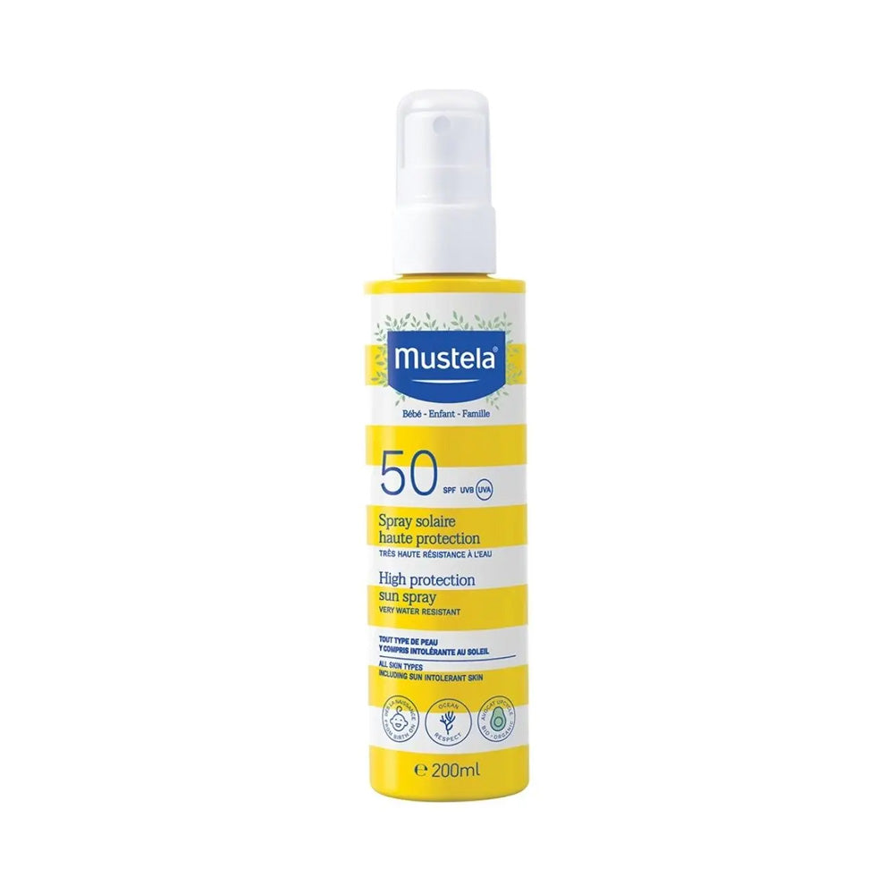 MUSTELA SUN Спреј со висока UV заштита СПФ 50, 200 ml