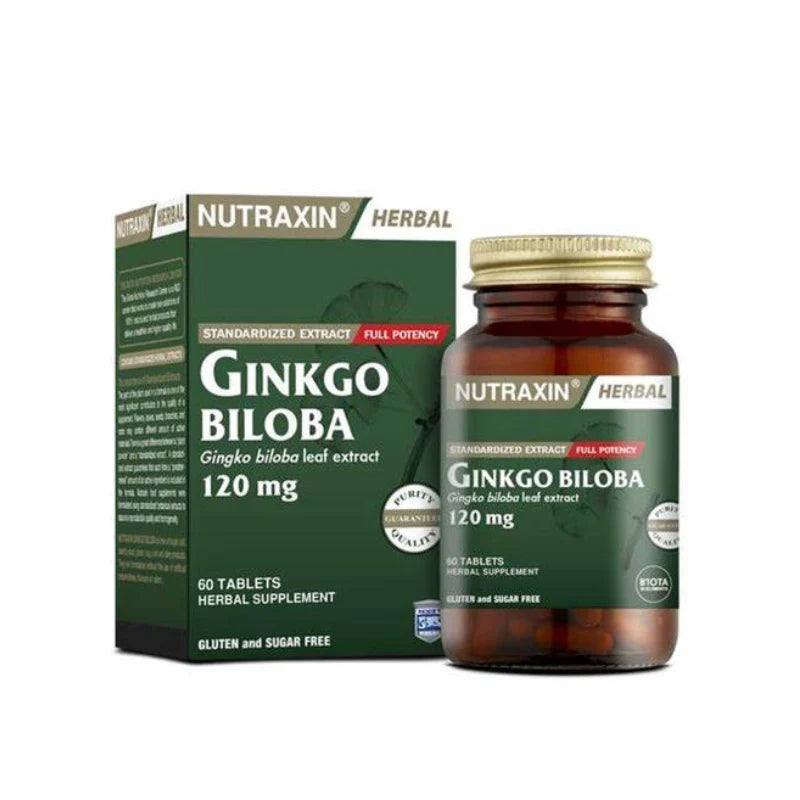 NUTRAXIN GINKO BILOBA X60 TBL 120MG