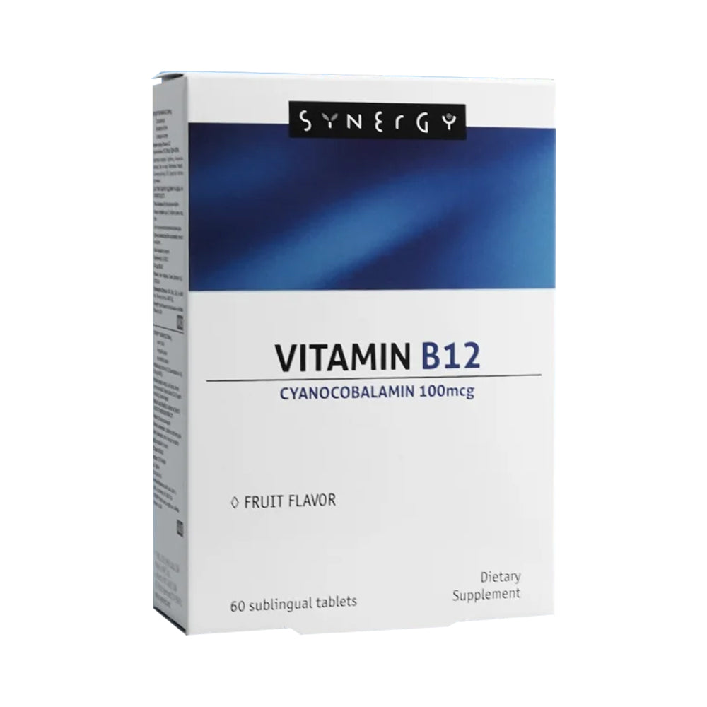 SYNERGY Витамин Б12 100 mcg, 60 таблети
