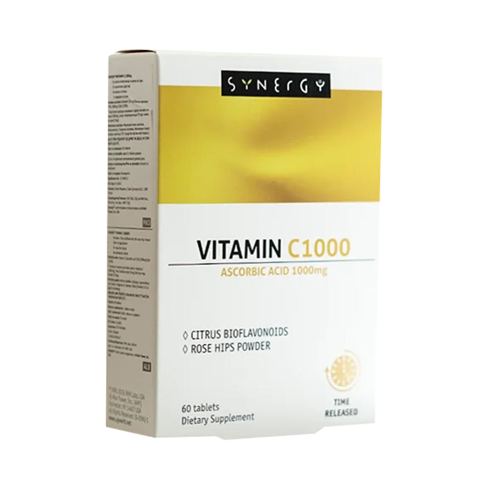 SYNERGY Витамин Ц 1000 mg, 60 таблети
